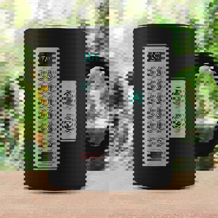 I Love Elevator ギフト かわいいエレベーターボタン メカニッククロージャー コーヒーマグ ギフトのアイデア