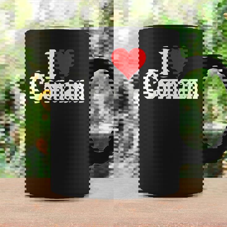 I Love Heart コナン ネームtシャツ コーヒーマグ ギフトのアイデア