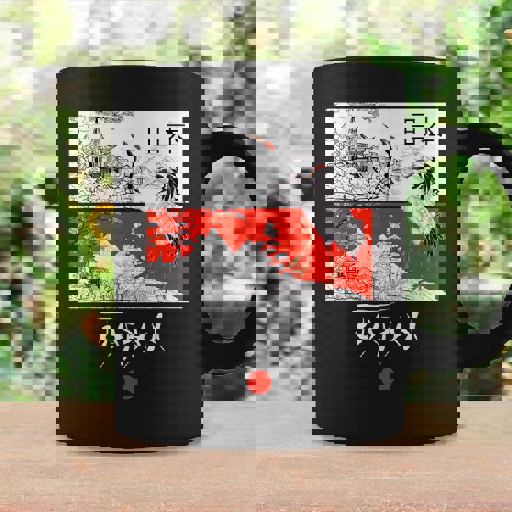 I Love Japan Culture Enjoy Cool Japan Red-Crowned Crane コーヒーマグ ギフトのアイデア