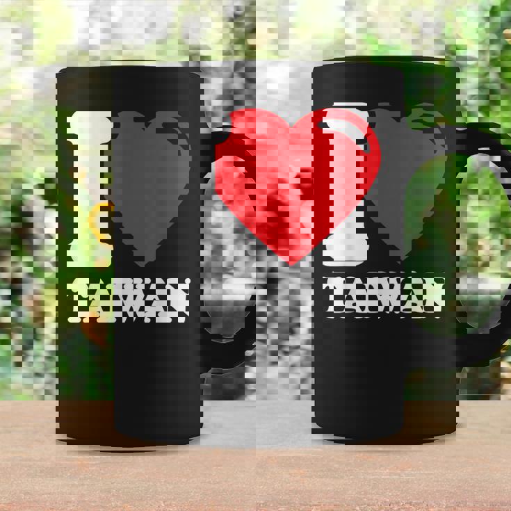 I Love Taiwan 台北国旗 ハートトラベル 台湾製品 コーヒーマグ ギフトのアイデア