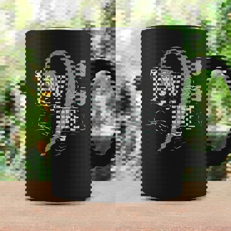 Low Life 低音記号 面白い マーチング ブラスバンド 音符 コーヒーマグ ギフトのアイデア