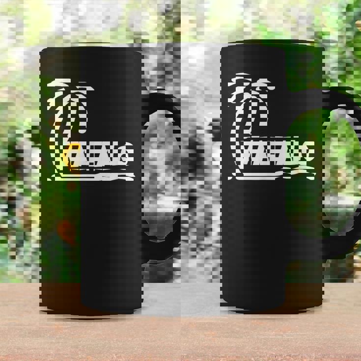 Mahalo サンクス ハワイ ヤシの木 ビーチ ホリデーギフト サンサーフ コーヒーマグ ギフトのアイデア