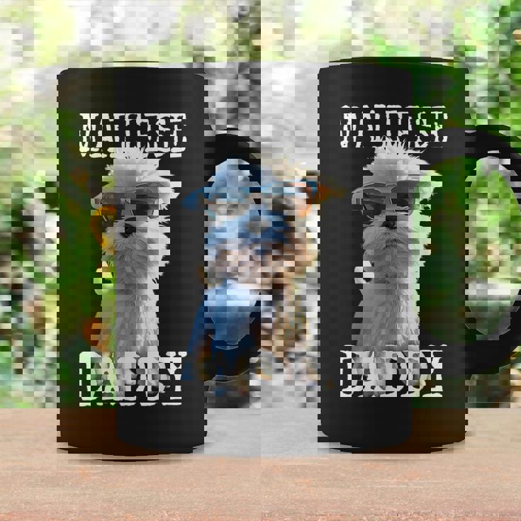 Maltese Daddyマルチーズ お父さん 犬 お父さん 父の日 お父さん スウィート・マルチーズ コーヒーマグ ギフトのアイデア