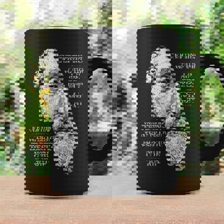 Marcus Aurelius ストイック哲学 ローマ哲学者の名言 コーヒーマグ ギフトのアイデア