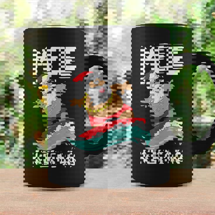 Mele Kalikimaka ハワイアン クリスマス ハワイ サーフィン サンタ コーヒーマグ ギフトのアイデア