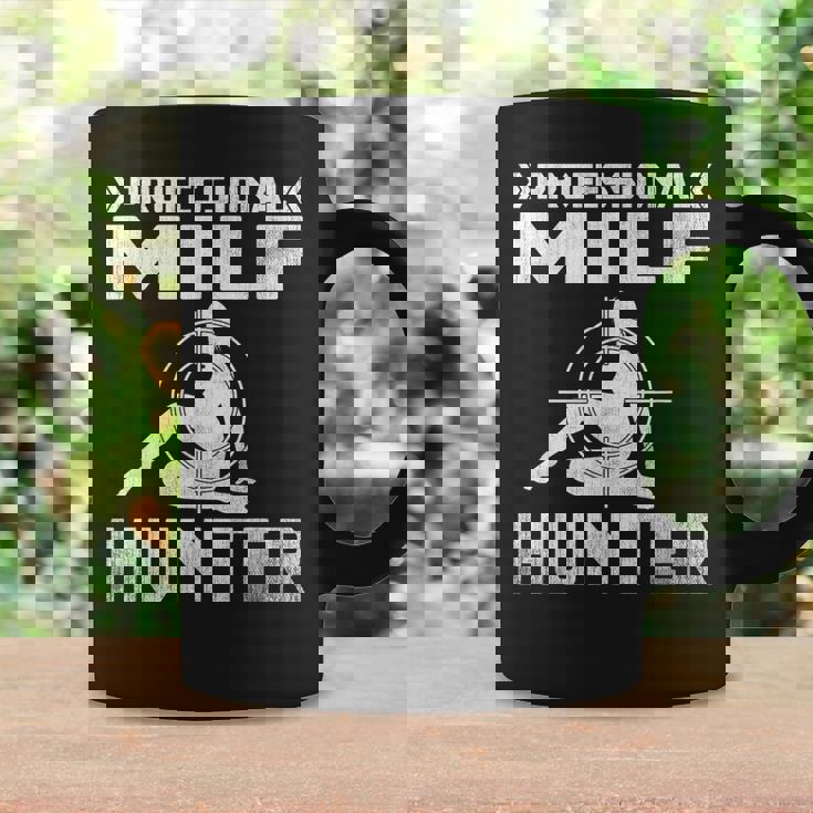 Milf Hunter シングルホットダディ アダルトジョーク コーヒーマグ ギフトのアイデア