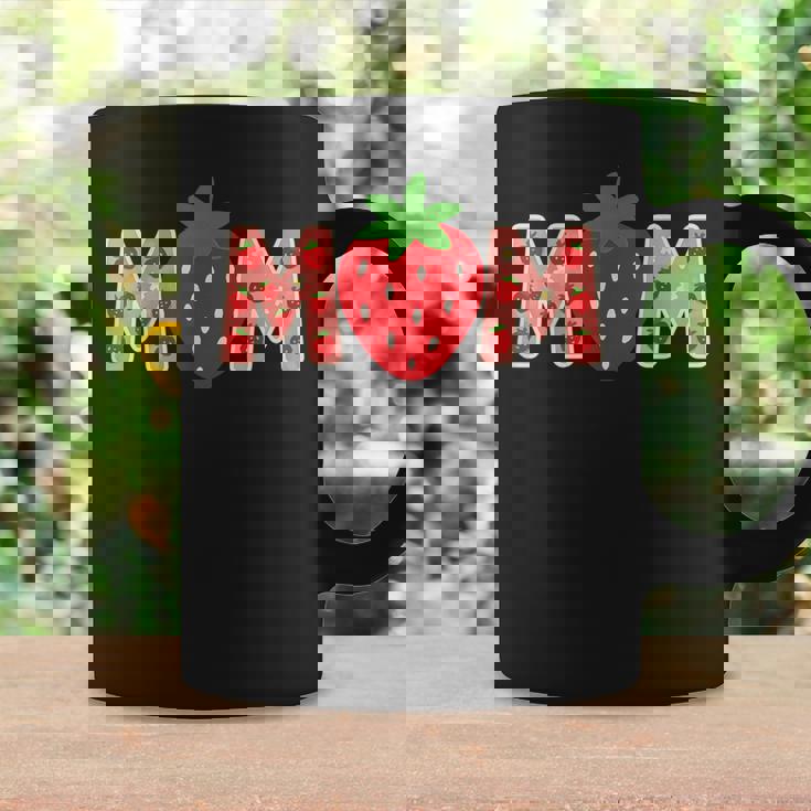 Mom Strawberry First Birthday Family Mother's Day Strawberry Coffee Mug Gifts ideas