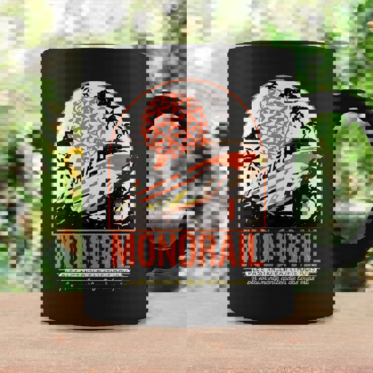 Monorail Please Stand Clear Of The Doors Theme Park Retro Coffee Mug Gifts ideas
