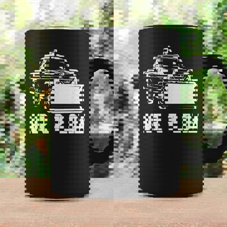 Mr Plow 面白い 皮肉なノベルティプラウトラック コーヒーマグ ギフトのアイデア