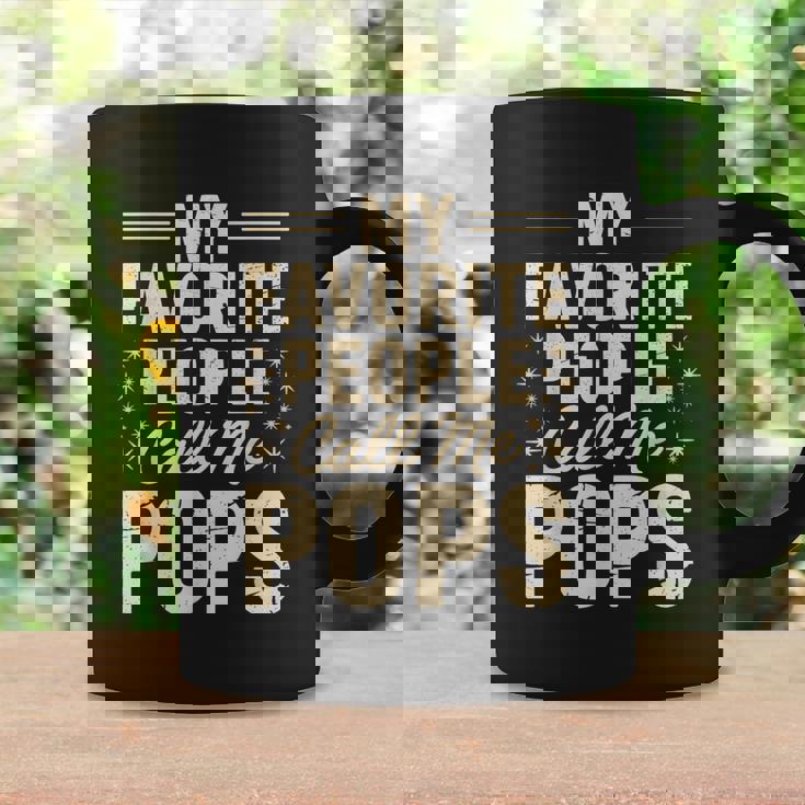 My Favorite People Call Me Pops Fathers Day コーヒーマグ ギフトのアイデア