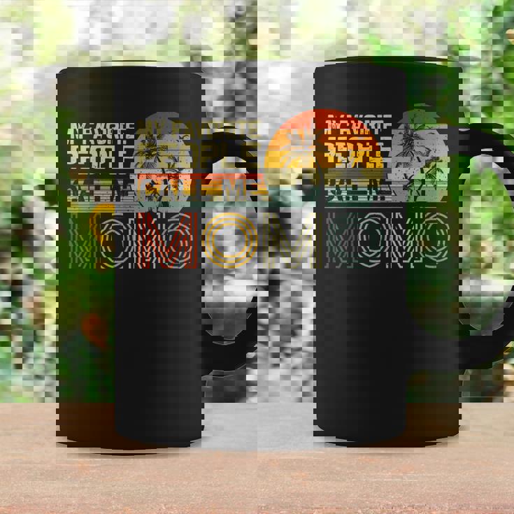 My Favorite People Call Me Momo ヴィンテージ レトロ 面白い モモモ コーヒーマグ ギフトのアイデア