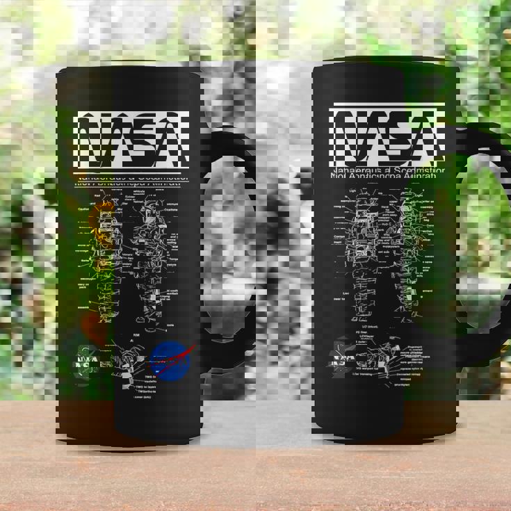 Nasa宇宙飛行士服の概略図 コーヒーマグ ギフトのアイデア