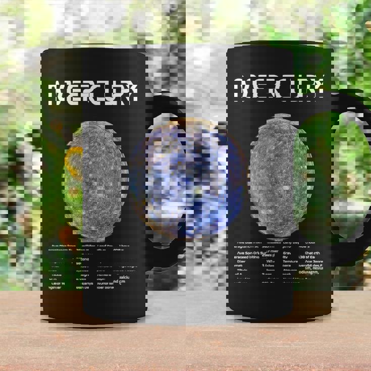 Nerdy Mercury 天文学 科学惑星 太陽系 ホワイト コーヒーマグ ギフトのアイデア