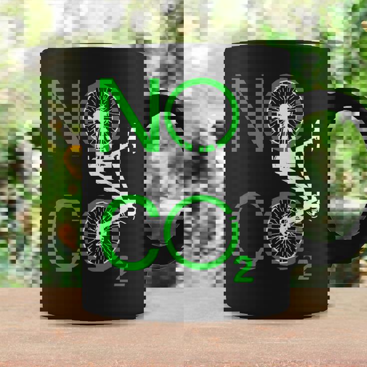 No Co2 サイクリング 気候変動対策 グリーンエネルギー Mtb コーヒーマグ ギフトのアイデア