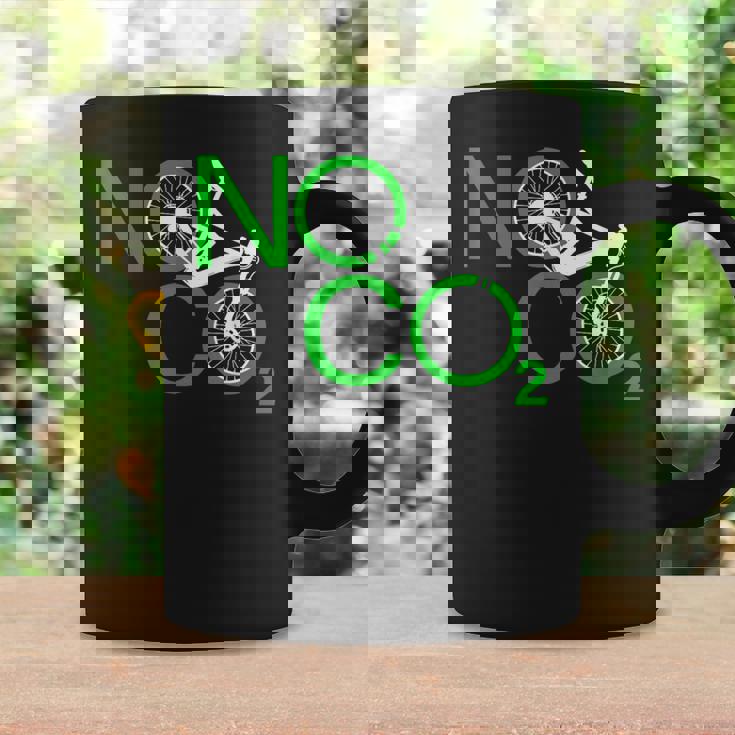 No Co2 サイクリング 気候変動対策 グリーンエネルギー Mtb コーヒーマグ ギフトのアイデア