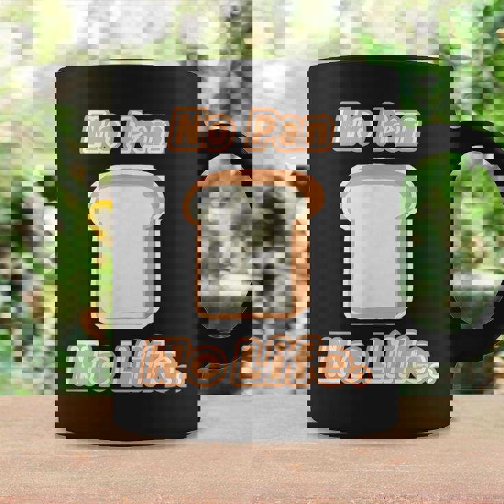 No Pan No Life ノー パン ノーライフ ご飯タイム【変なデザイン屋さん】面白い言葉 コーヒーマグ ギフトのアイデア