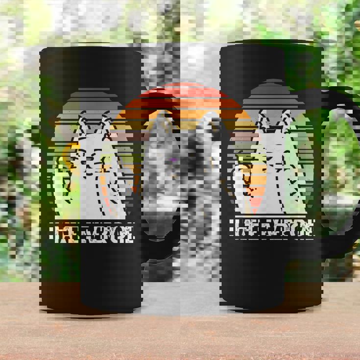 Odio A Todos Los Gatos Taza de café Ideas de regalos