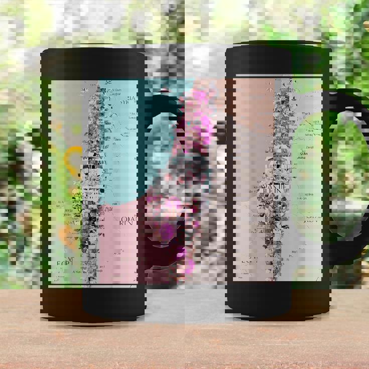 Palestine Map Palestinians Map コーヒーマグ ギフトのアイデア