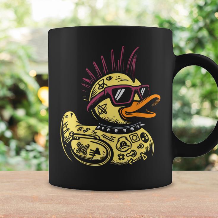 Pato Punk Rocker Punk Taza de café Ideas de regalos