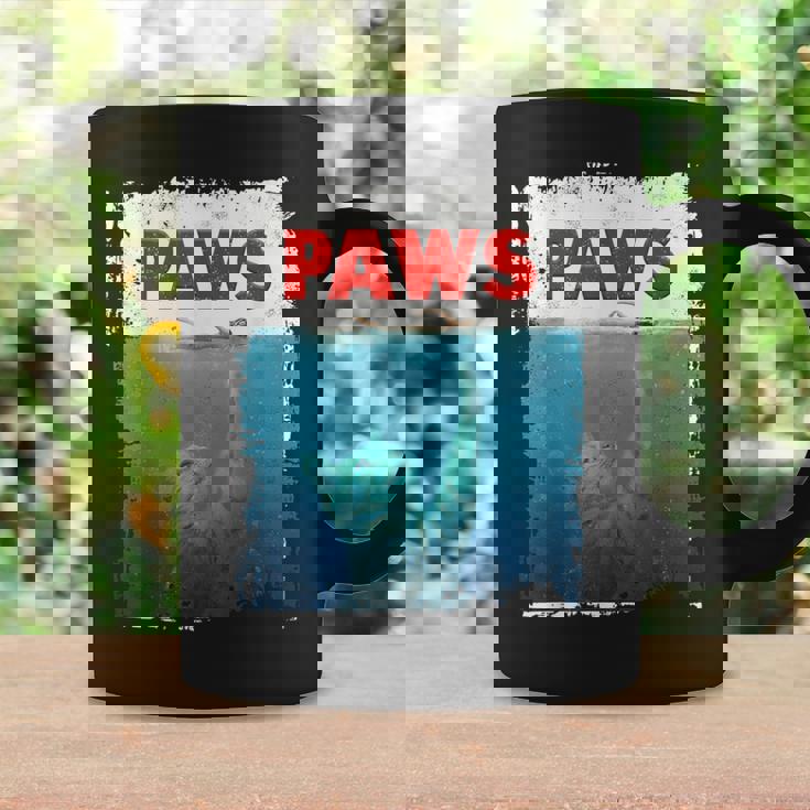 Paws 猫 子猫 ニャーパロディー おもしろ猫好き コーヒーマグ ギフトのアイデア