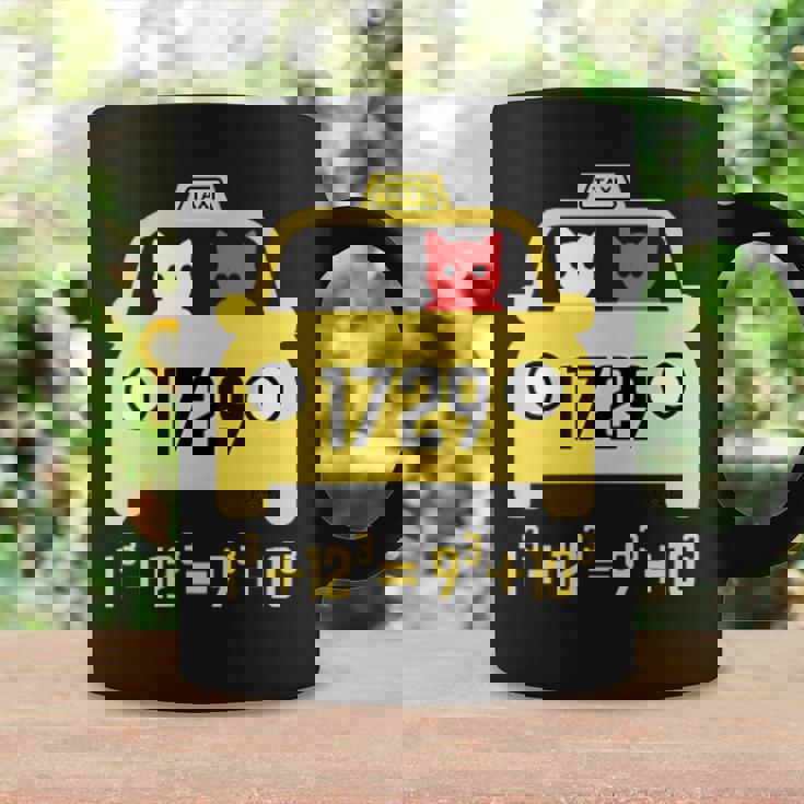 Penredpen タクシーキャット、ラマヌジャンタクシータクシー番号 1729 コーヒーマグ ギフトのアイデア