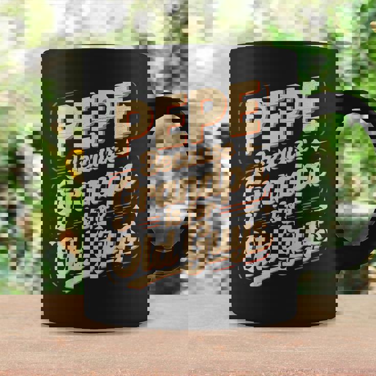 Pepe Because Grandpa Is For Old Guys Fun For Grandpa Is For Old Guys For Grandfather コーヒーマグ ギフトのアイデア