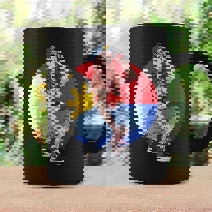 Pinay Girl フィリピン 強い フィリピン国旗 フィリピンプライド コーヒーマグ ギフトのアイデア