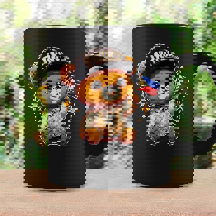 Pinoy バロン フィリピン国旗 フィリピンテディベア コーヒーマグ ギフトのアイデア