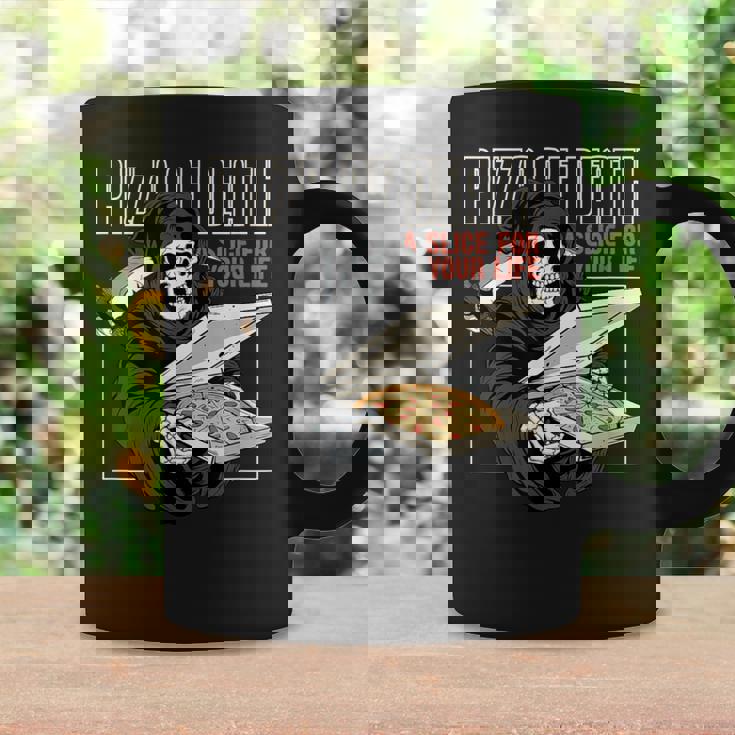 Pizza Of Death Pie Till I Die Grim Reaper Pizza Love コーヒーマグ ギフトのアイデア