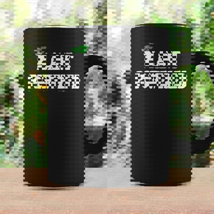 Plant Powered プラントパワー ヴィーガニズム ヴィーガン ベジタリアン コーヒーマグ ギフトのアイデア
