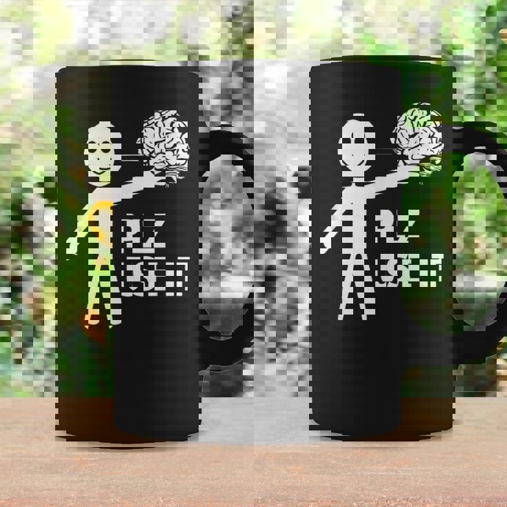 Plz Use Itarcatic Use Your Brain Cynicalays コーヒーマグ ギフトのアイデア