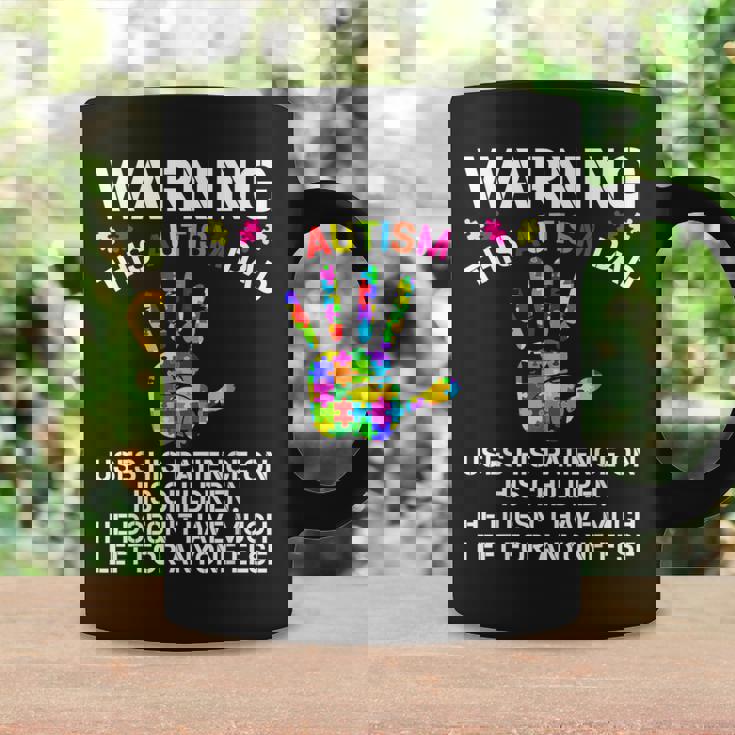 Proud Autism Dad Awareness Father Day Autistic Son Daughter Coffee Mug Gifts ideas