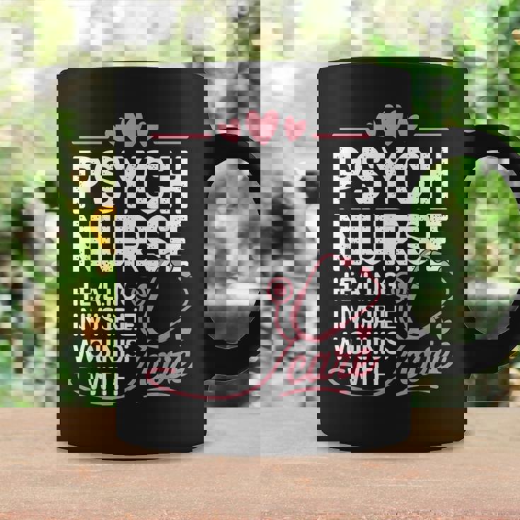 Psych Nurse Mental Health Psychiatric Nursing Appreciation コーヒーマグ ギフトのアイデア
