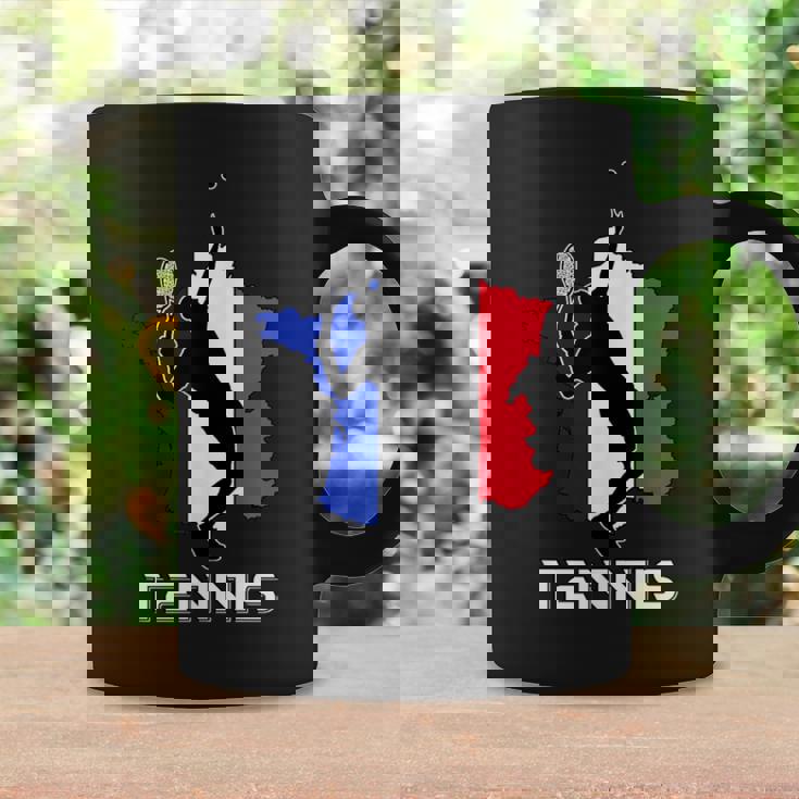 Racketports Coach フランス国旗 チーム フランス テニス コーヒーマグ ギフトのアイデア