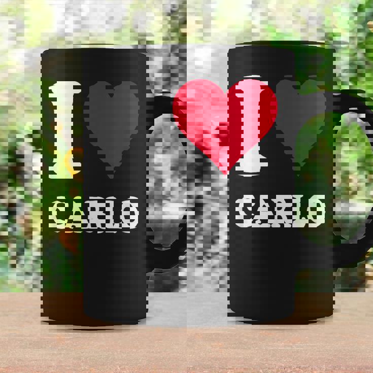 Red Heart I Love Carlo コーヒーマグ ギフトのアイデア