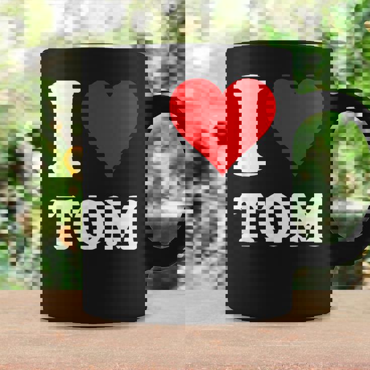 Red Heart I Love Tom コーヒーマグ ギフトのアイデア
