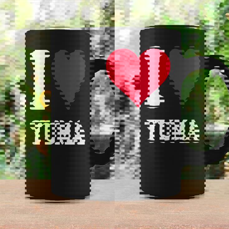 Red Heart I Love Yuma コーヒーマグ ギフトのアイデア