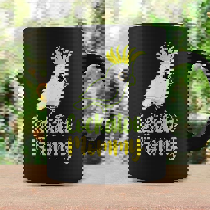 Retro Cockatoo Mother Mom Cockatoo Mommy Cockatiel コーヒーマグ ギフトのアイデア