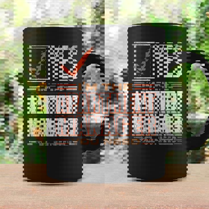 Retro Profession I'm The Apartment Manager コーヒーマグ ギフトのアイデア