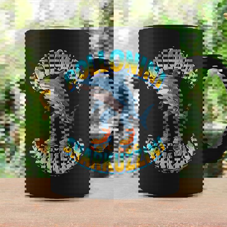 Rolloliniharkuzzini ミームローラーシャーク イタリアンブレインレッド コーヒーマグ ギフトのアイデア