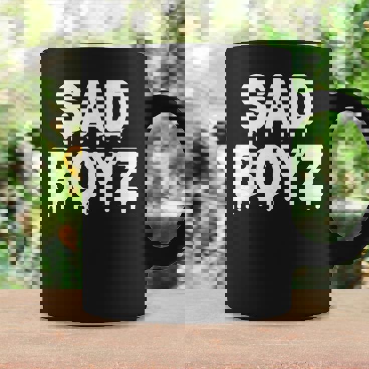 Sad Boyz Drip おもしろグラフィックノベルティ トレンディギフト コーヒーマグ ギフトのアイデア