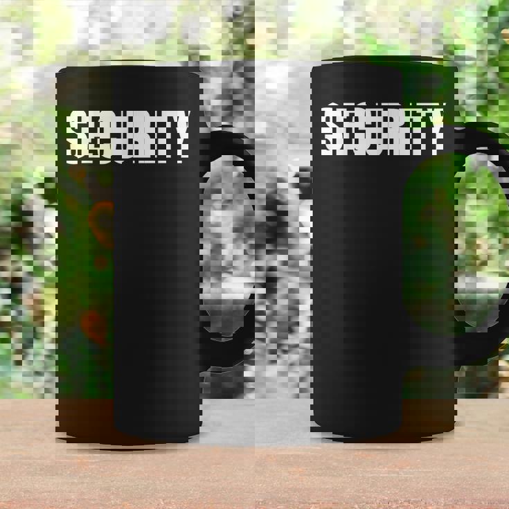 Security Officer イベント安全スタッフユニフォーム フロントバックプリント コーヒーマグ ギフトのアイデア