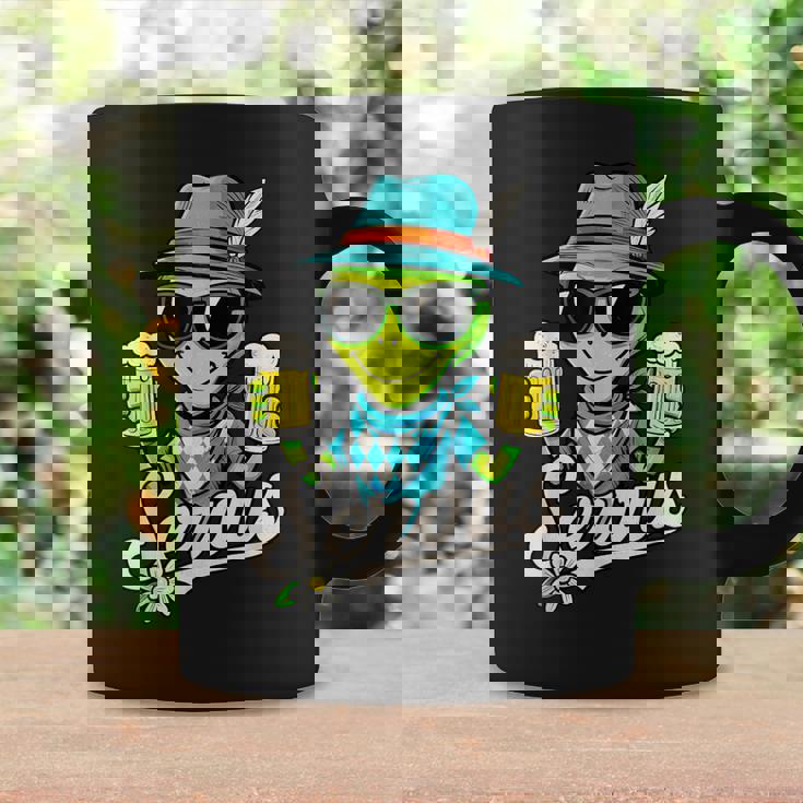 Servus Wiesn Gaudi – 面白いオクトーバーフェストビールバイエルンコスチューム コーヒーマグ ギフトのアイデア