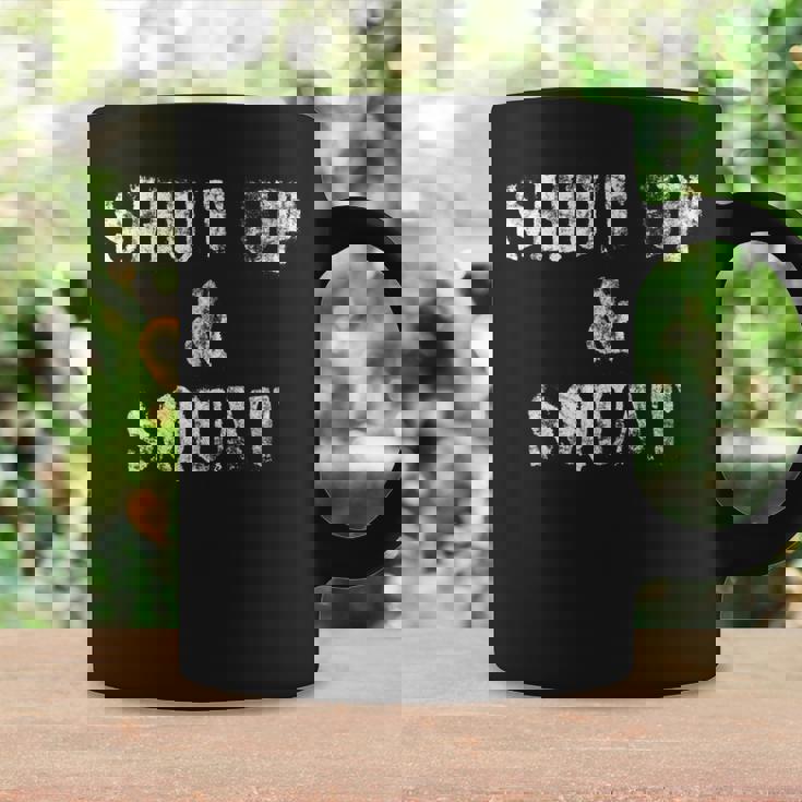 Shut Up Andquat Gym コーヒーマグ ギフトのアイデア