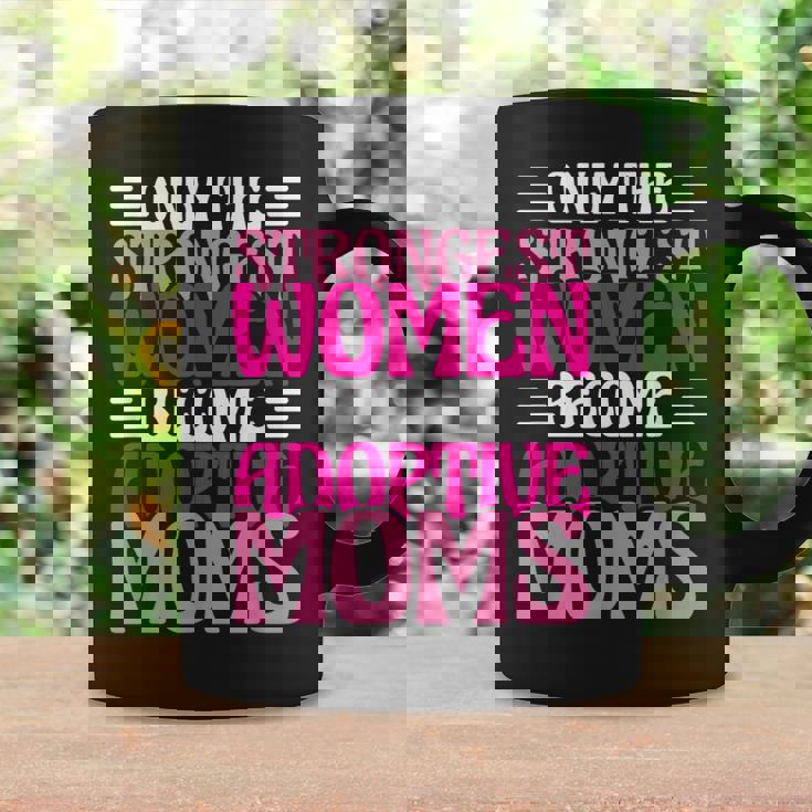 Solo Madre Adoptiva Las Es Más Fuertese Convierten En Madres Adoptivas Taza de café Ideas de regalos
