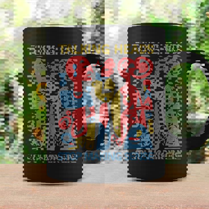 Stop Makingensee おしゃべりヘッド レトロ 面白いデザイン コーヒーマグ ギフトのアイデア