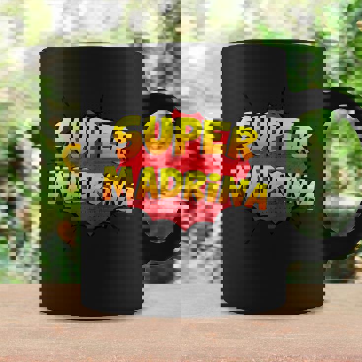 Super Madrina For Madrina De Bautizo Taza de café Ideas de regalos