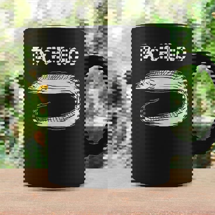 Tachiuo 太刀魚 タチウオ 魚好き 願掛け 釣り好き 海釣り 趣味 おもしろ 寿司ネタ 趣味釣り 船釣り 釣り コーヒーマグ ギフトのアイデア