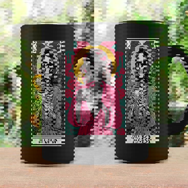 Tarjeta De Tarot Para Mamá Esqueleto Día De La Madre Calavera Taza de café Ideas de regalos