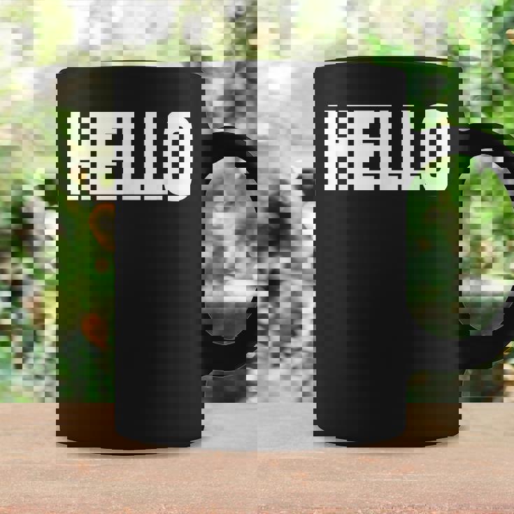 Thatays Hello シャツ こんにちはと言うデザイン コーヒーマグ ギフトのアイデア